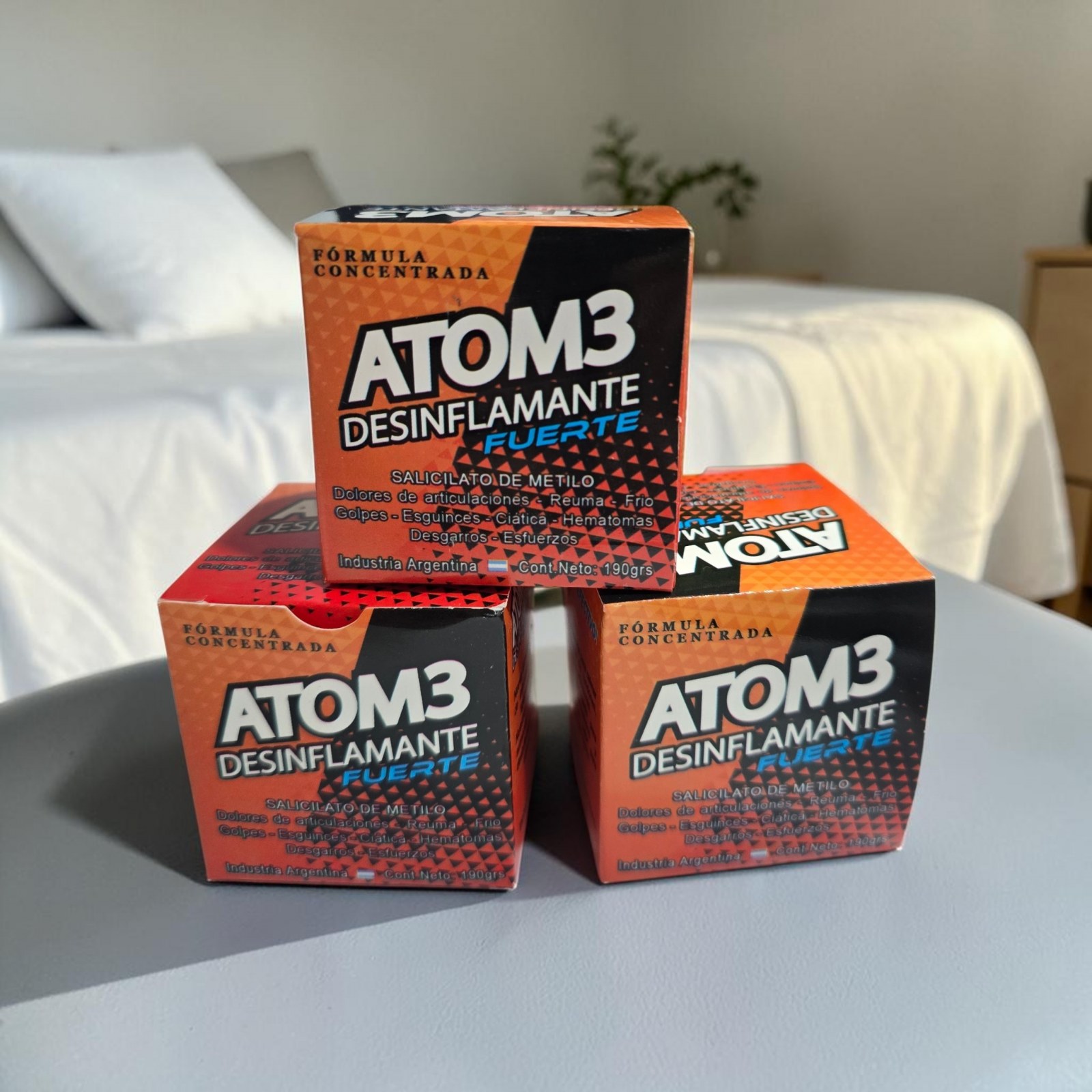 CREMA DESINFLAMANTE ATOM3 X 12UNID